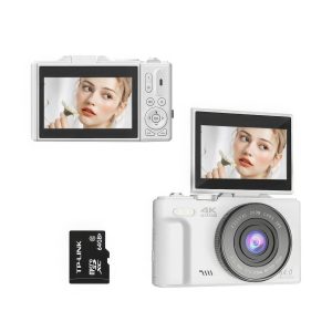 Read more about the article RUN기술 신상 6400W 픽셀 하이엔드 카메라 WIFI 디카64G 메모리카드 화이트 카메라의 새로운 패러다임 RUN기술의 카메라
